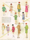1920s Vintage Girls Flapper Dress Unused Butterick Sewing Pattern 1293 Size 10 - Vintage4me2