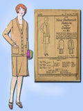 1920s Vintage Butterick Sewing Pattern 1293 Uncut Girls Flapper Dress Sz 12 29B - Vintage4me2