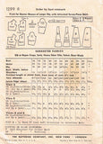 1940s Original Vintage Butterick Pattern 1299 FF Misses Afternoon Dress Sz 38 B
