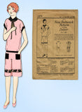 1920s Vintage Butterick Sewing Pattern 1379  FF Junior Girls Flapper Dress Sz 12