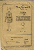 1920s Vintage Butterick Sewing Pattern 1385 Uncut Toddler Boys Suit Size 4 23 B -Vintage4me2
