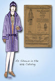 1920s Vintage Girls Flapper Coat Butterick VTG Sewing Pattern 1395 Size 12 - Vintage4me2