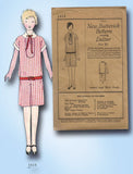 1920s Vintage Butterick Sewing Pattern 1414 Uncut Girl's Flapper Dress Size 10 - Vintage4me2