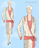 Butterick 1497: 1920s Rare Misses Flapper Dress Sz 38 B Vintage Sewing Pattern