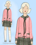 Butterick 1572: 1920s Uncut Little Girls Flapper Dress Sz 10 VTG Sewing Pattern