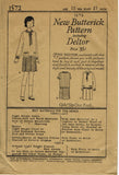 Butterick 1572: 1920s Uncut Little Girls Flapper Dress Sz 10 VTG Sewing Pattern