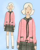 Butterick 1572: 1920s Uncut Little Girls Flapper Dress Sz 10 VTG Sewing Pattern