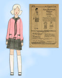 Butterick 1572: 1920s Uncut Little Girls Flapper Dress Sz 10 VTG Sewing Pattern