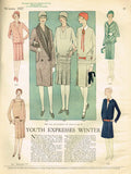 1920s Vintage Butterick Sewing Pattern 1578 Misses Flapper Dress w Flower Sz 33B - Vintage4me2