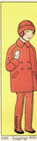 1920s Original Vintage Butterick Pattern 1609 Toddler Girls Raglan Coat Size 4