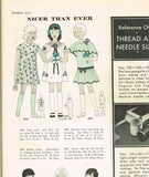1930s Vintage Butterick Embroidery Transfer 161 Uncut Floral Banding Trim Motifs - Vintage4me2