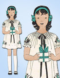 1930s Vintage Butterick Embroidery Transfer 161 Uncut Floral Banding Trim Motifs - Vintage4me2