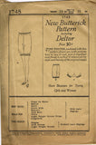 1920s Vintage Butterick Sewing Pattern 1748 Uncut Misses Bloomers Size 28 Waist