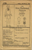 1920s VTG Butterick Sewing Pattern 1786 Uncut Girls Flapper Dress Size 10 27 B