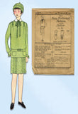 1920s VTG Butterick Sewing Pattern 1897 Uncut Little Girls Flapper Dress Sz 12