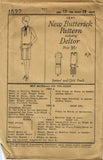 1920s VTG Butterick Sewing Pattern 1897 Uncut Little Girls Flapper Dress Sz 12
