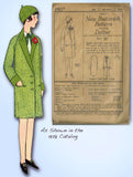 1920s Vintage Butterick Sewing Pattern 1907 FF Junior Girls Raglan Coat Size 12
