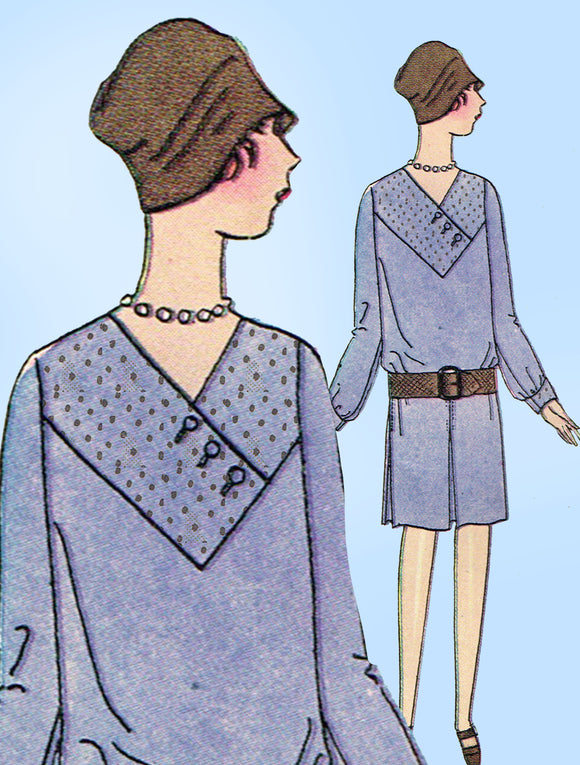 Butterick 1915: 1920s Little Girls Flapper Dress Size 10 Vintage Sewing Pattern - Vintage4me2