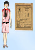 1920s VTG Butterick Sewing Pattern 1981 Uncut Junior Girls Flapper Dress Sz 14
