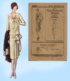 Butterick 2064: 1920s Misses Flapper Dress Size 34 Bust Vintage Sewing Pattern