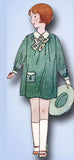 1920s VTG Butterick Sewing Pattern 2081 Uncut Little Girls Bloomer Dress Size 10