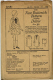 1920s VTG Butterick Sewing Pattern 2081 Uncut Little Girls Bloomer Dress Size 10