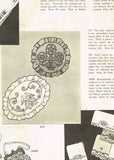 1930s Vintage Butterick Embroidery Transfer 214 Uncut Quilted Sofa Pillow Motifs