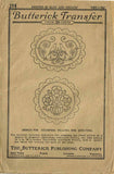 1930s Vintage Butterick Embroidery Transfer 214 Uncut Quilted Sofa Pillow Motifs