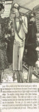1920s Vintage Butterick Sewing Pattern 2141 Misses Flapper Dress Size 36 Bust