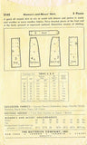 1940s Vintage Butterick Sewing Pattern 2142 Misses WWII Day Skirt Size 28 Waist - Vintage4me2