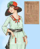 Butterick 2147: 1920s Misses Edwardian Day Dress Sz 35 B Vintage Sewing Pattern
