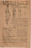 Butterick 2147: 1920s Misses Edwardian Day Dress Sz 35 B Vintage Sewing Pattern