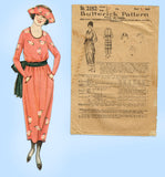Butterick 2152: 1920s Rare Uncut Misses Dress Sz 36 Bust Vintage Sewing Pattern