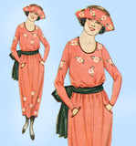 Butterick 2152: 1920s Rare Uncut Misses Dress Sz 36 Bust Vintage Sewing Pattern