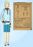 1920s VTG Butterick Sewing Pattern 2155 Uncut Little Girls Flapper Dress Sz 12