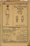 1920s VTG Butterick Sewing Pattern 2155 Uncut Little Girls Flapper Dress Sz 12