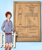 1920s Vintage Butterick Sewing Pattern 2163 Uncut Girls Flapper Dress Size 14 - Vintage4me2