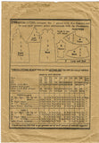 1920s Original Vintage Butterick Pattern 2166 Misses Flapper Wedding Dress 38 B