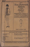 1920s Vintage Butterick Sewing Pattern 2167 FF Junior Misses Flapper Dress Sz 14 - Vintage4me2