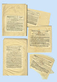 1898 Original Vintage Butterick Pattern 2171 Rare Victorian Infant Layette Set