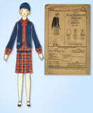 1920s VTG Butterick Sewing Pattern 2202 Uncut Girls Flapper Bolero Suit Sz 8 25B