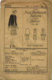 1920s VTG Butterick Sewing Pattern 2202 Uncut Girls Flapper Bolero Suit Sz 8 25B