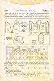 Butterick 2266: 1930s Baby Girls Embroidered Dress Size 1 Vintage Sewing Pattern