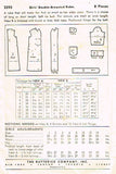 1940s Vintage Butterick Sewing Pattern 2293 Little Girls WWII Bathrobe Size 10 - Vintage4me2