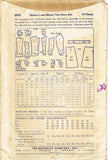 Butterick 2470: 1940s Lovely Misses WWII Suit Sz 38 Bust Vintage Sewing Pattern