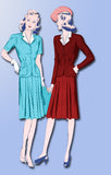 1940s Vintage Butterick Sewing Pattern 2520 Uncut Misses WWII Suit Size 15 33B