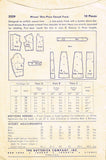 Butterick 2529: 1940s Misses WWII Tucked Dress Sz 38 Bust Vintage Sewing Pattern