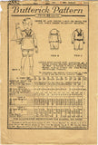 1920s Original Vintage Butterick Pattern 2552 Toddler Boys Sailor Suit Size 6