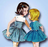 1960s Vintage Butterick Sewing Pattern 2553 Toddler Girls Accessory Dress Size 5 from Vintage4me2