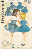 1960s Vintage Butterick Sewing Pattern 2553 Toddler Girls Accessory Dress Size 5 from Vintage4me2